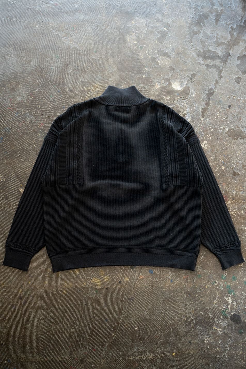 【25AW】Fuyushigure Half Zip Knit(DARK NAVY)