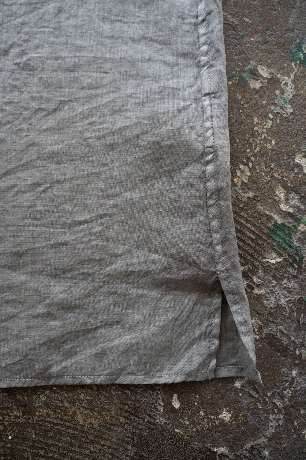 ラミーシルクシャツ(松煙)