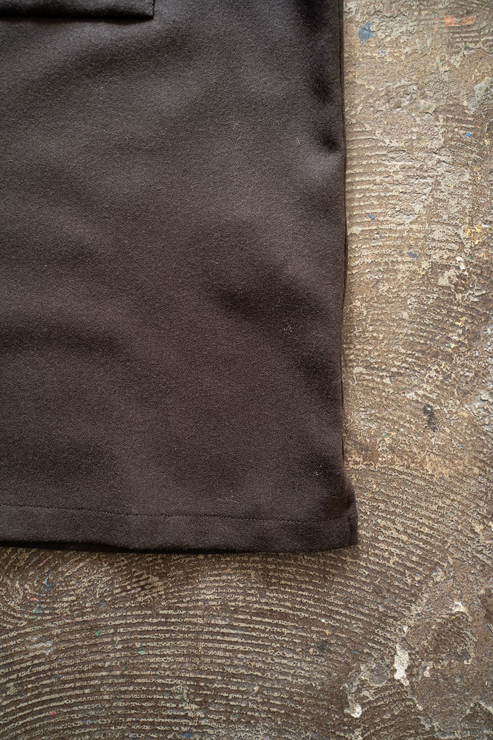 【ラスト1点】【25AW】ウールアムンゼンシャツ(DARK BROWN)