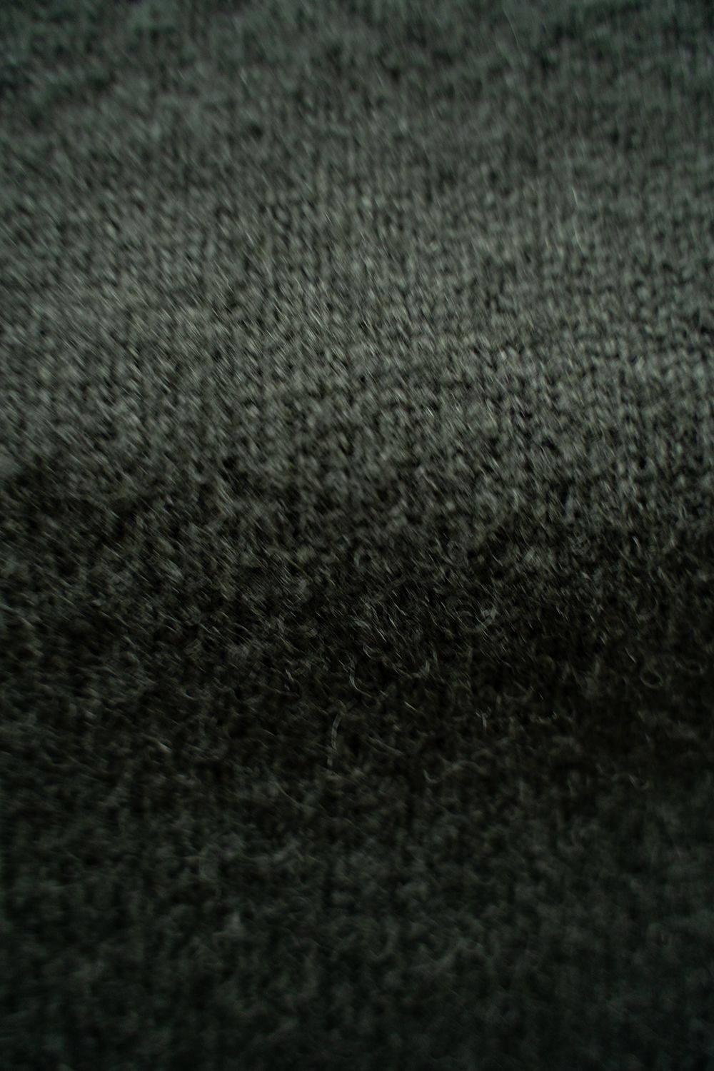 【ラスト1点】【24AW】ループヤーンクルーネックカーディガン(DARK GREEN)