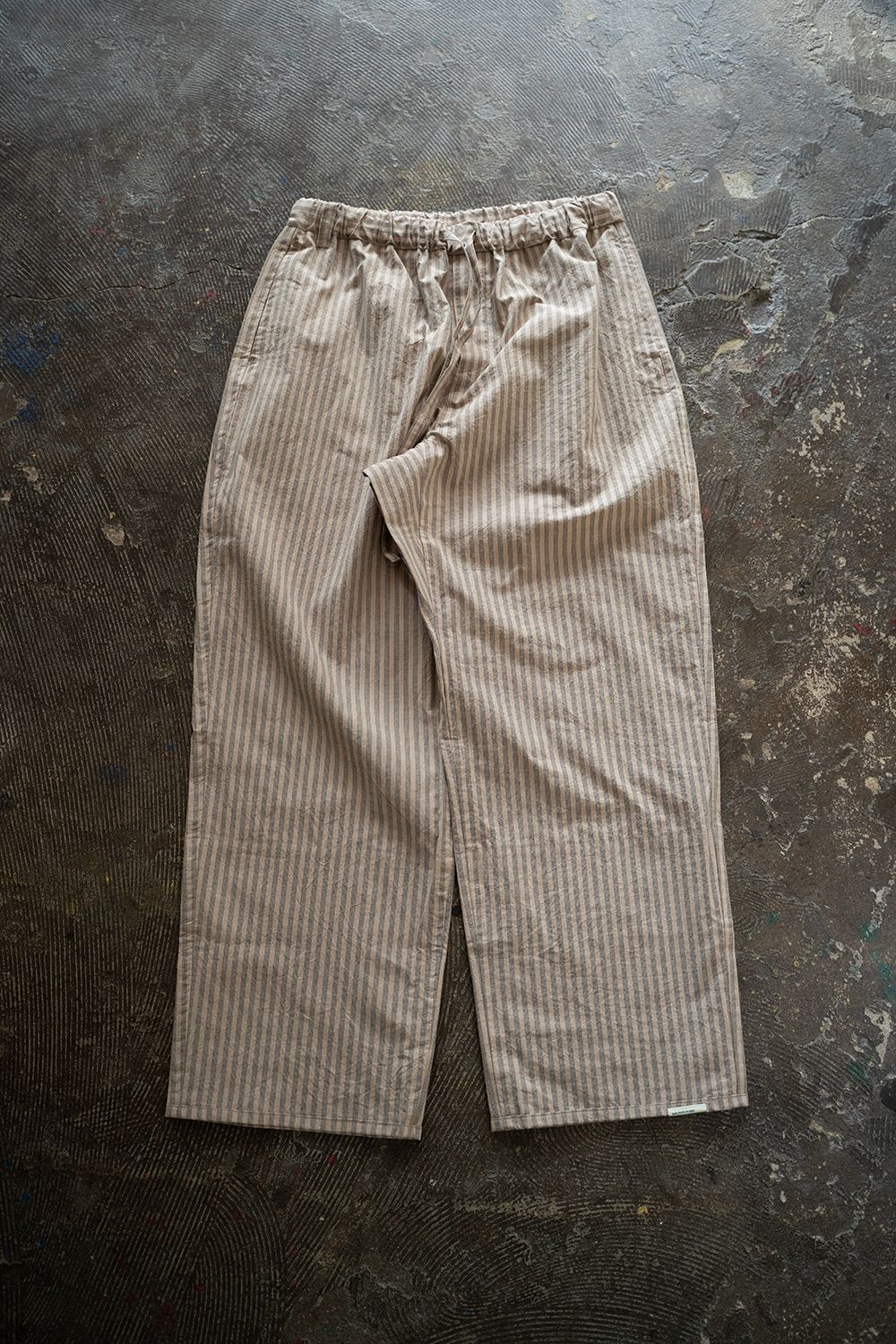 【25SS】"day"パジャマ【セットアップ】(Triple Stripe BEIGE)