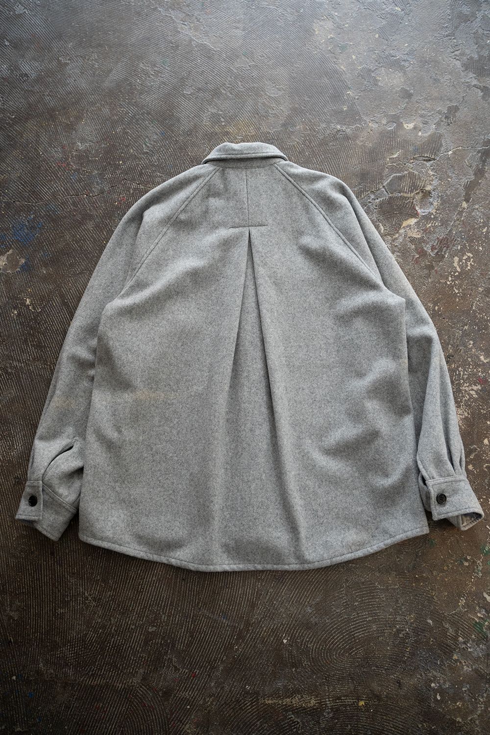 juha - 【ラスト1点】【23AW】Flyfront Raglan Shirt Jacket/フライ