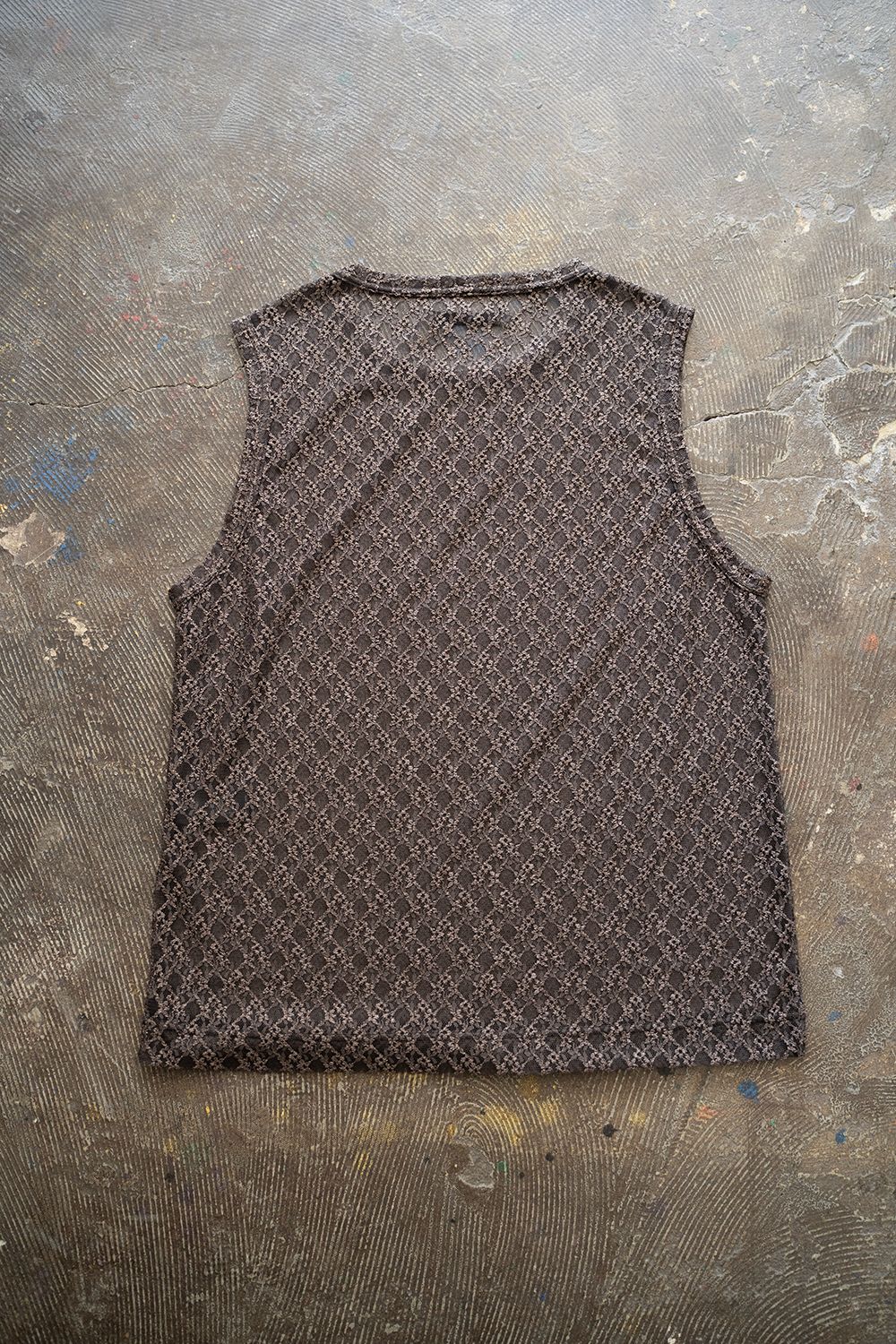 【24SS】Russell Lace No-Sleeve/ラッセルレースノースリーブ(BROWN)