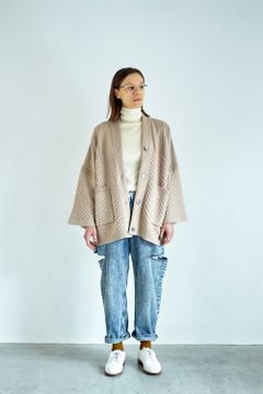 【ラスト1点】【22AW】Yukigumo Hanten Cardigan(IVORY)