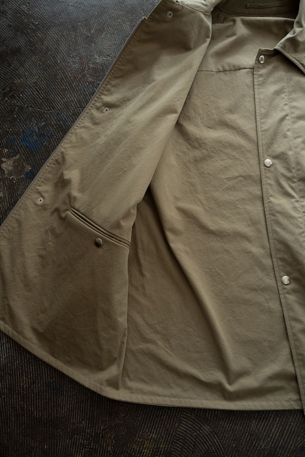 【ラスト1点】【26AW】Cotton Twill Half Coat(BEIGE)