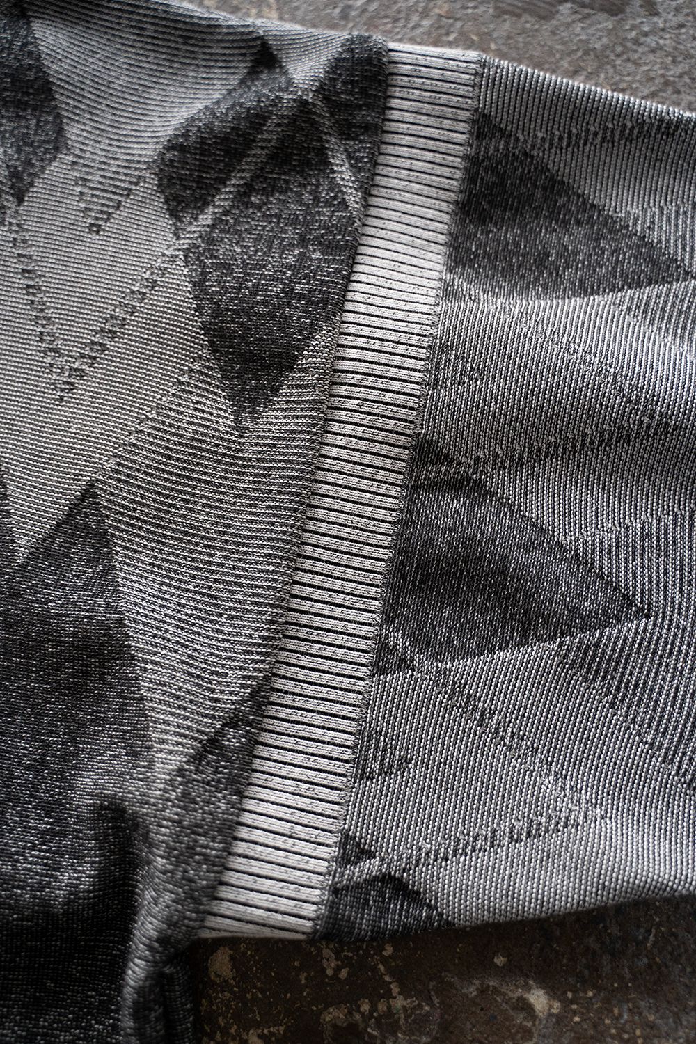 YASHIKI - 【ラスト1点】【25SS】Seika Knit Blouson(MIX GRAY