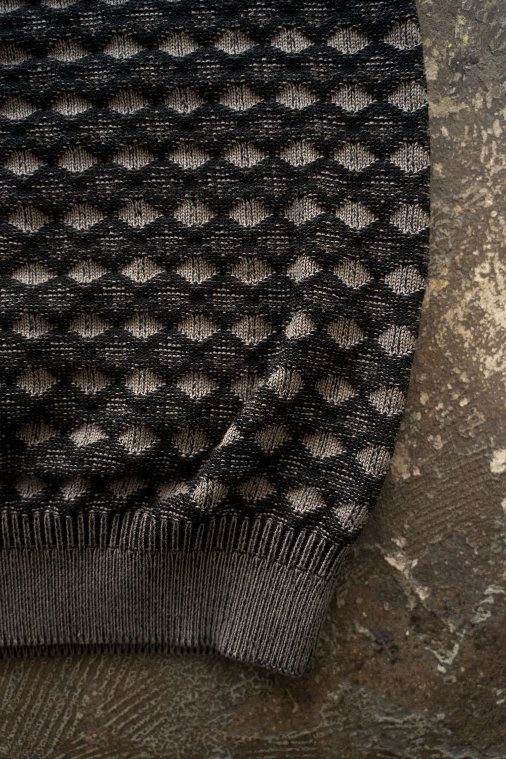【25AW】Rikka Knit Polo(GREIGE)