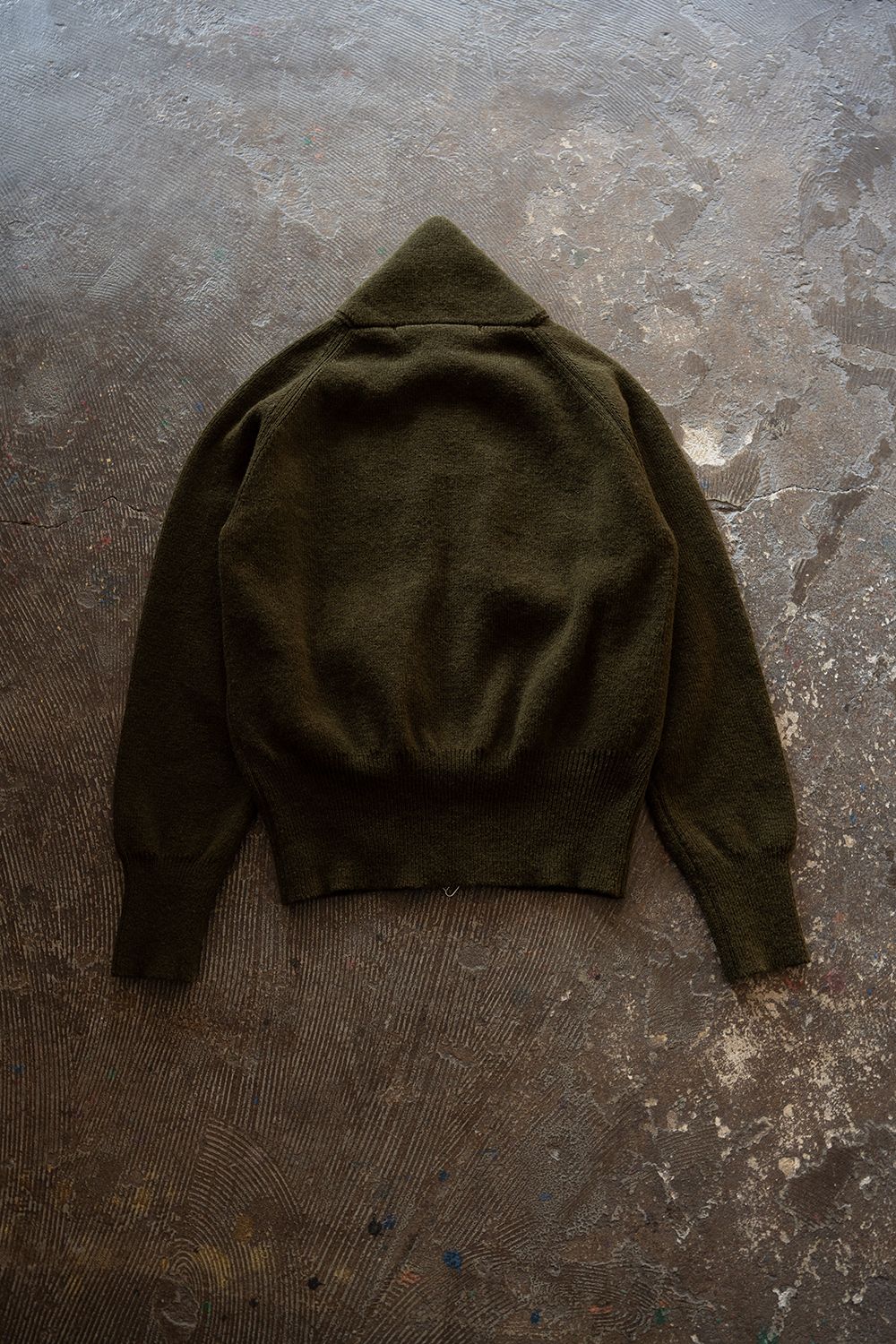 Hard twisted Shetlandwool type C-2(OLIVE KHAKI)