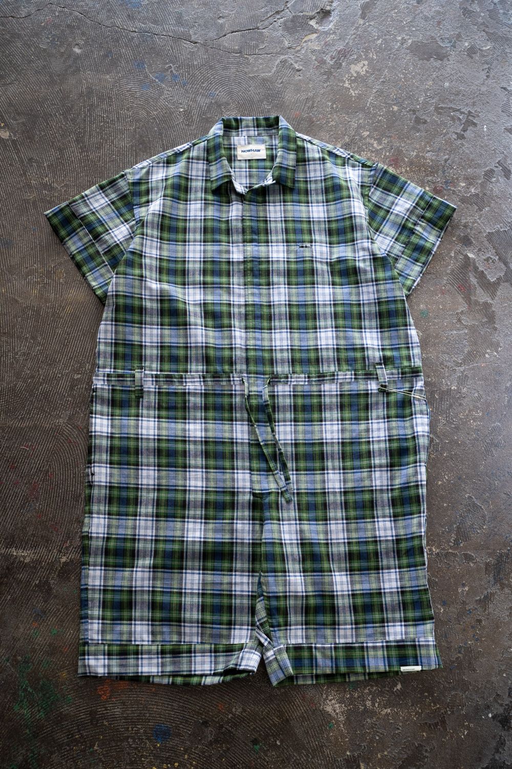 【26SS】"joint(short)"pajama【オールインワン】(MADRAS CHECK)
