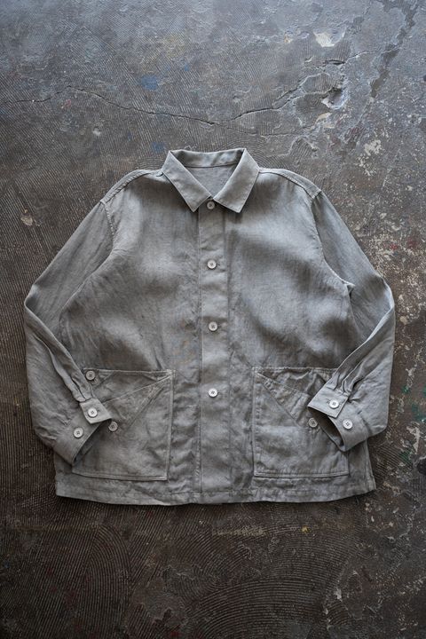 和紙大麻ジャケット(松煙)