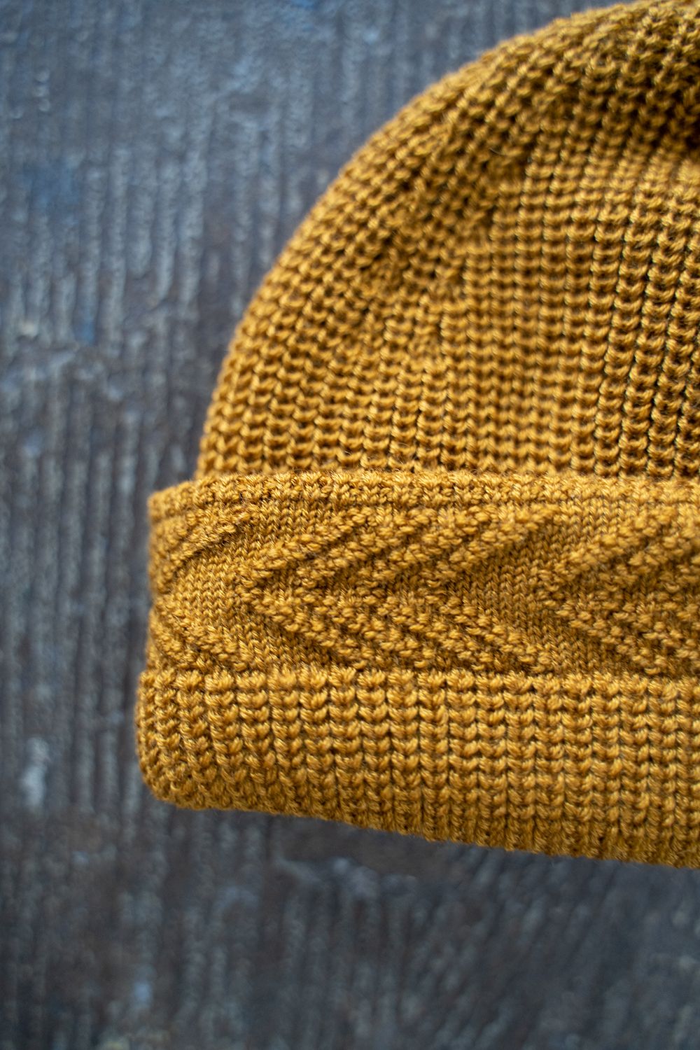 【22AW】Yagasuri Knit Cap(MUSTARD)