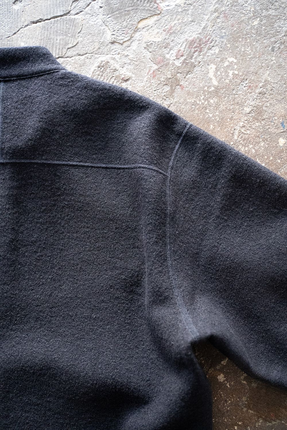 【ラスト1点】【22AW】ウールパイルブルゾン(BLACK NAVY)