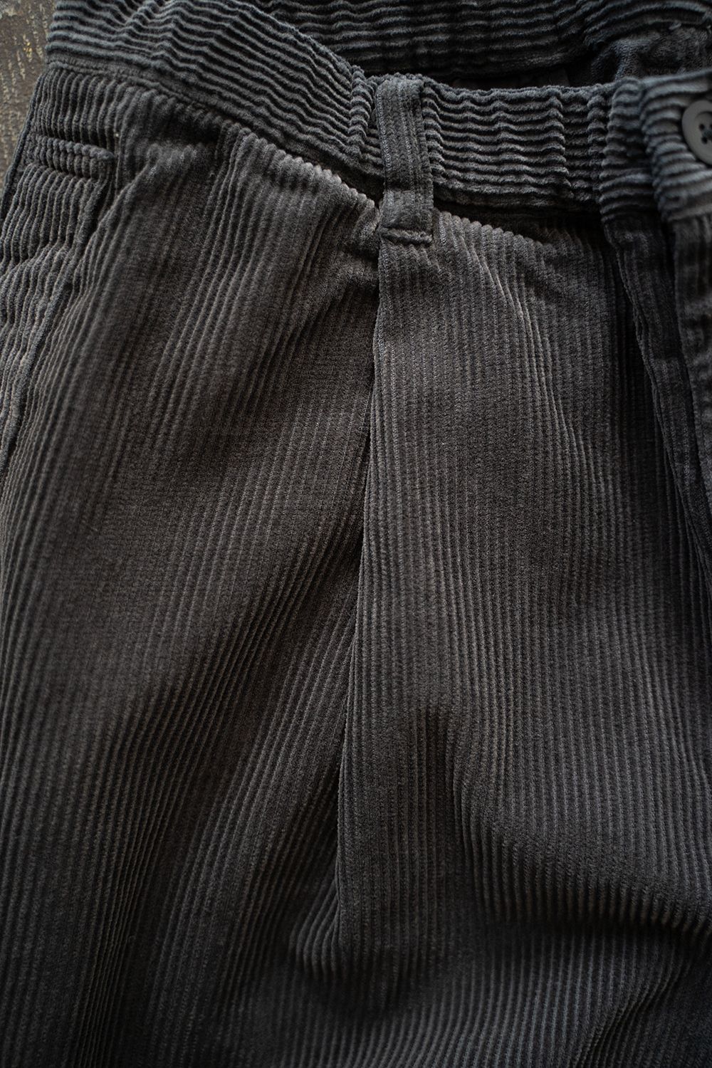 【ラスト1点】【24AW】太畝コーデュロイイージーパンツ(BROWN CHARCOAL)