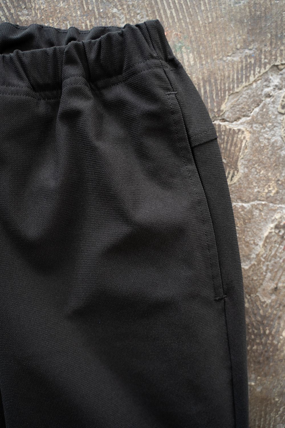 【ラスト1点】【25SS】ポリエステルジャージーイージーパンツ(BLACK)