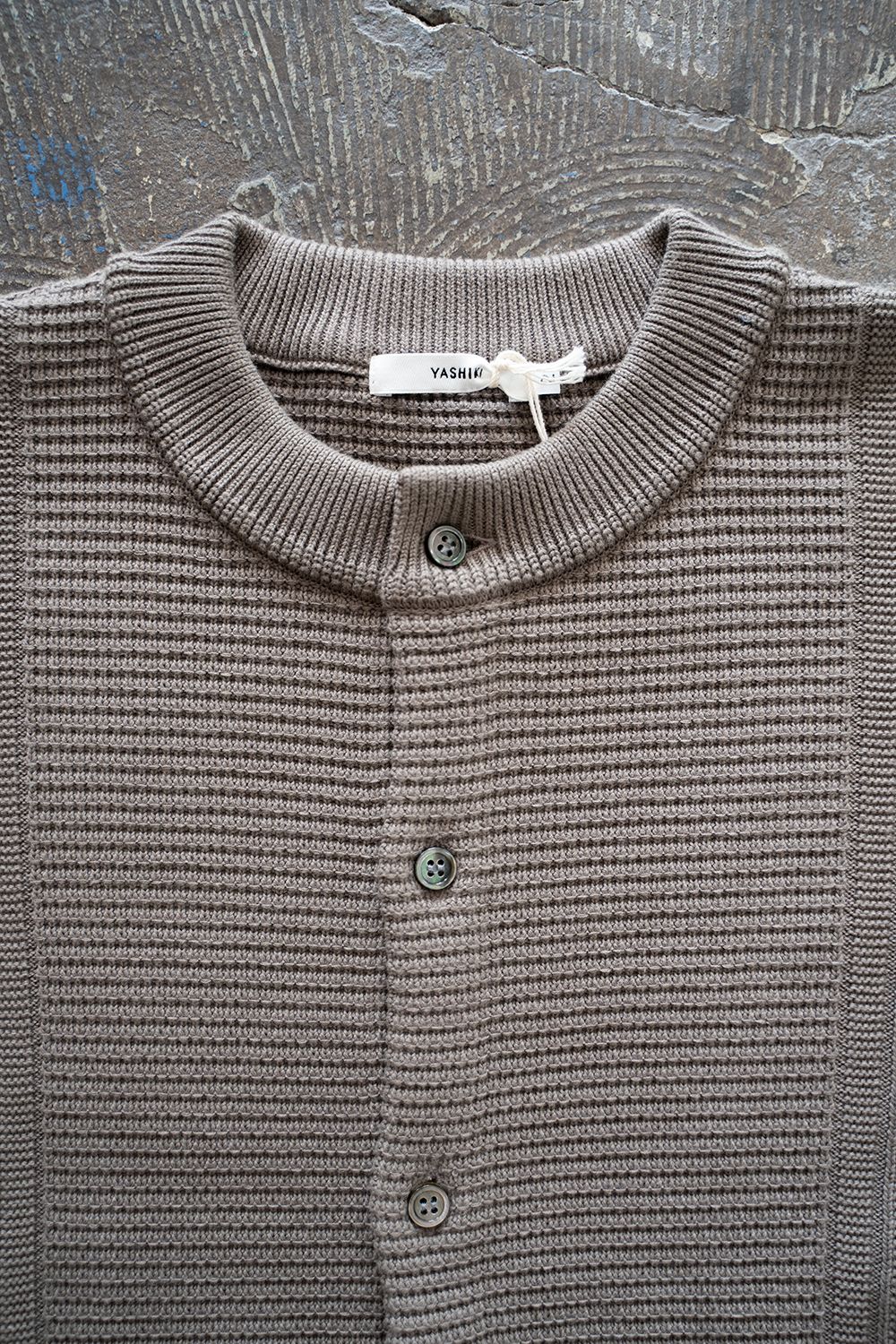 YASHIKI - 【ラスト1点】【22AW】Yukisora Cardigan(GREIGE) | Salty