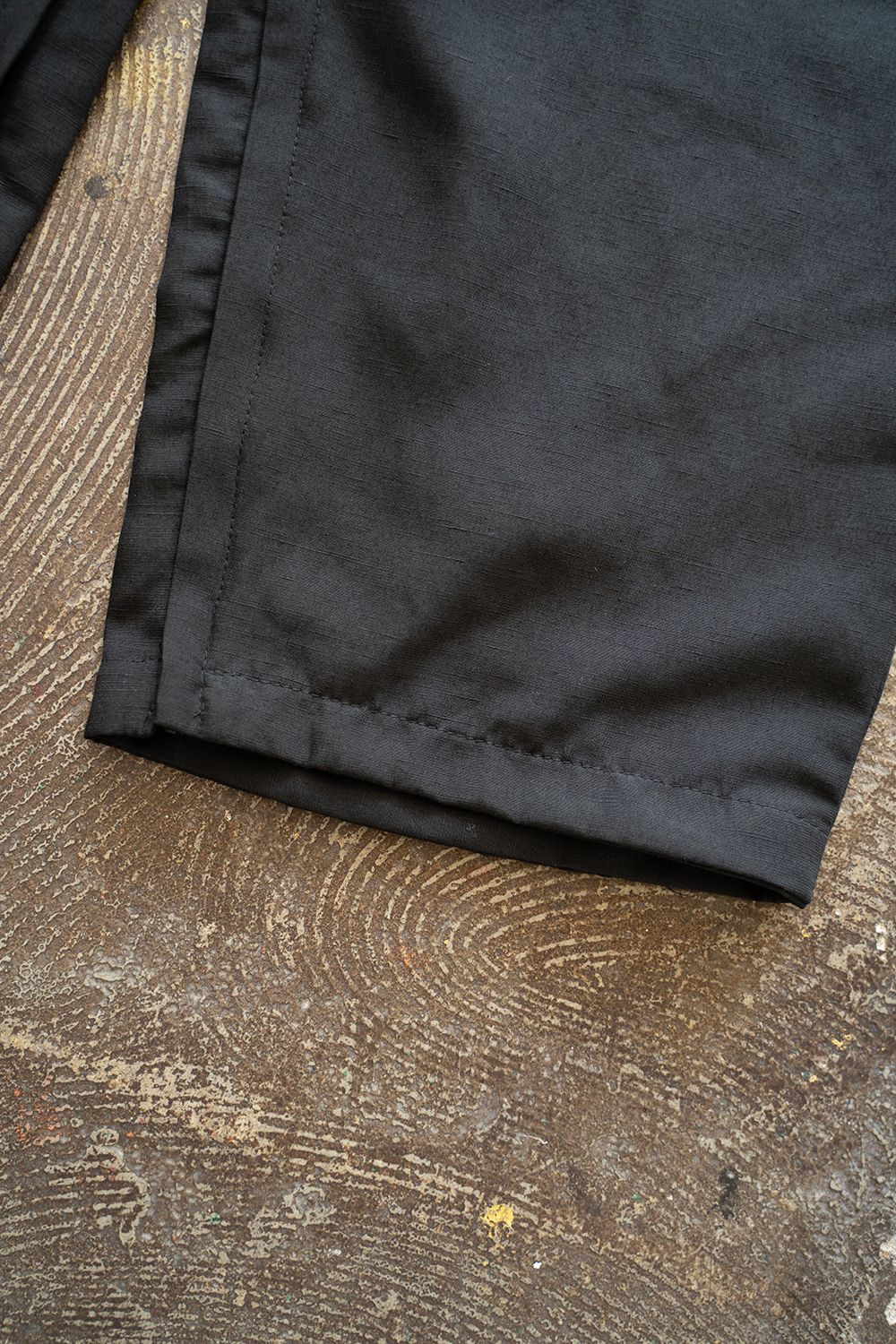 【ラスト1点】【25SS】裾ジップイージーパンツ(INK BLACK)