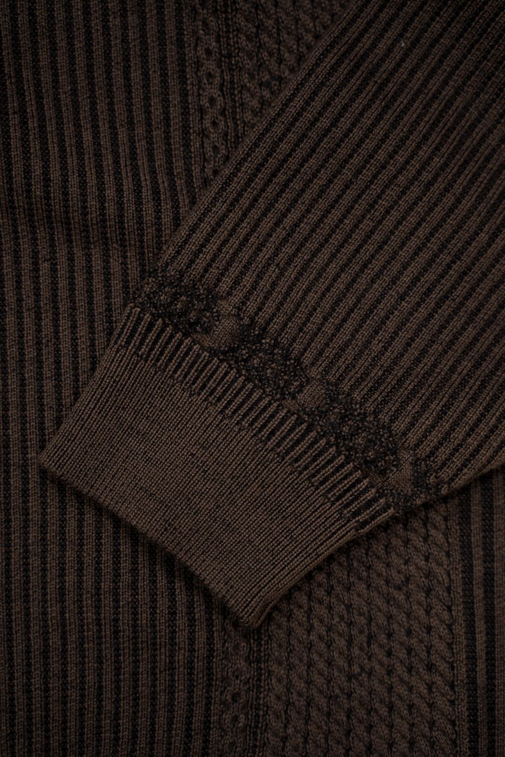 【26AW】Teriha Zip Polo(BROWN)