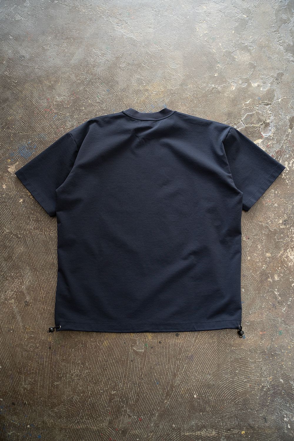 【ラスト1点】【24SS】Short Sleeve Draw Code Pull Over(DEEP NAVY)