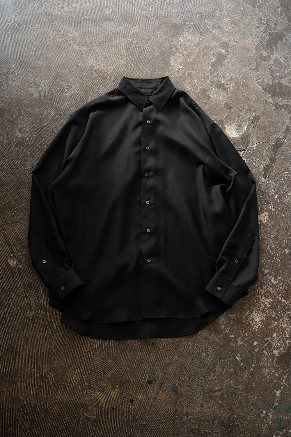 【26SS】Sheer Light Shirt/シアーライトシャツ(BLACK)