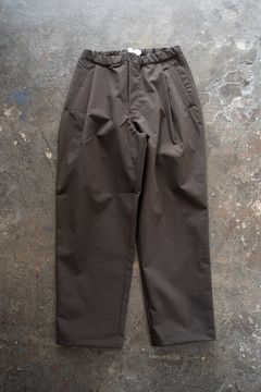 【ラスト1点】【25SS】ディープタックナイロンイージーパンツ(BROWN)