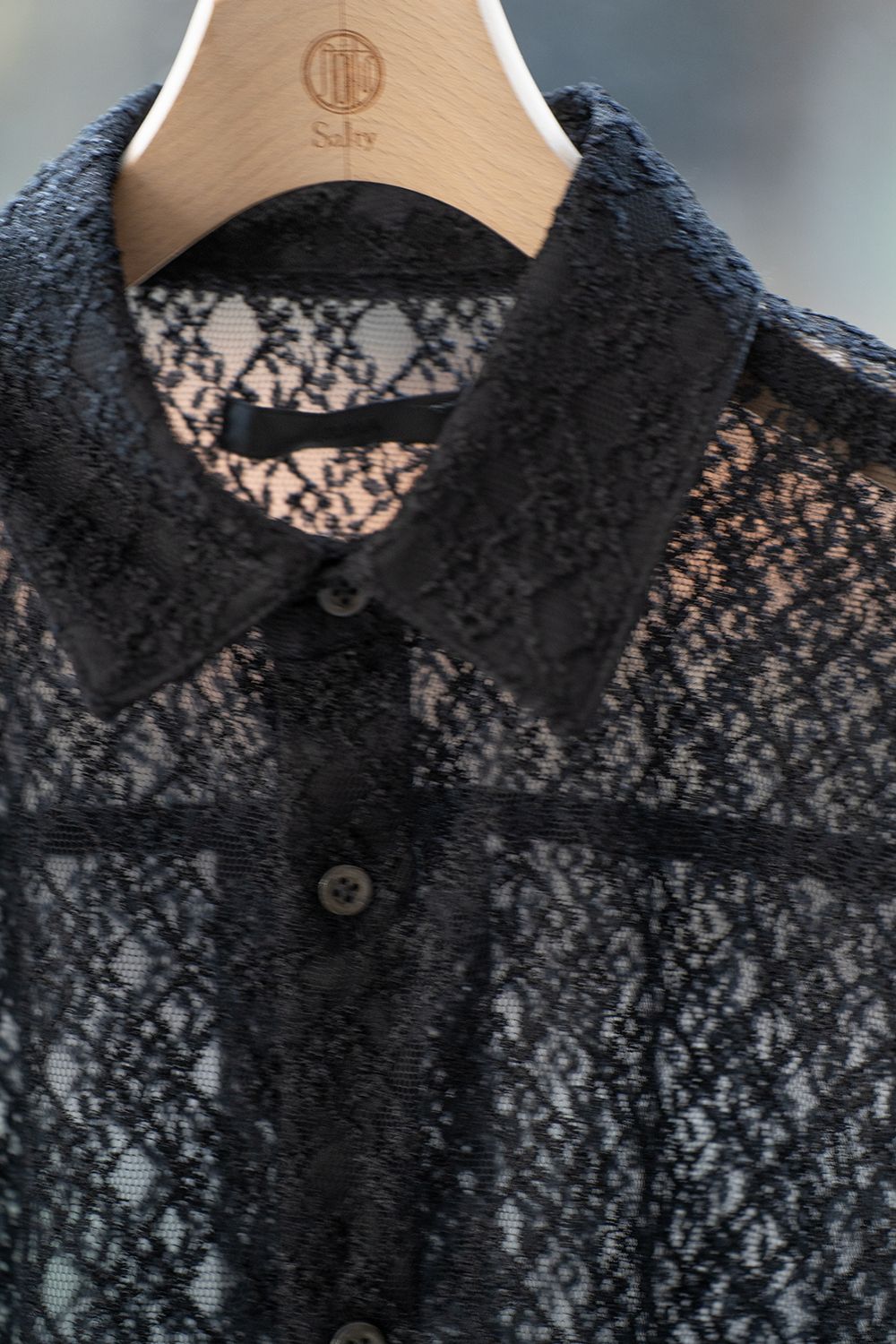 juha - 【ラスト1点】【24SS】Russell Lace L/S Shirt/ラッセル