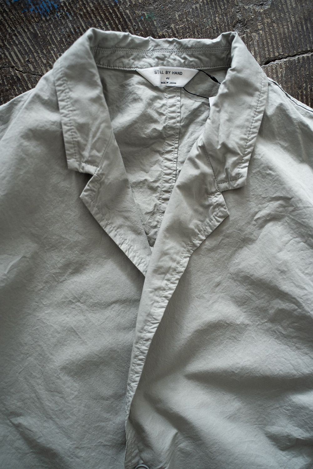 【ラスト1点】【25SS】ガーメントダイ2Bジャケット(ICE GRAY)