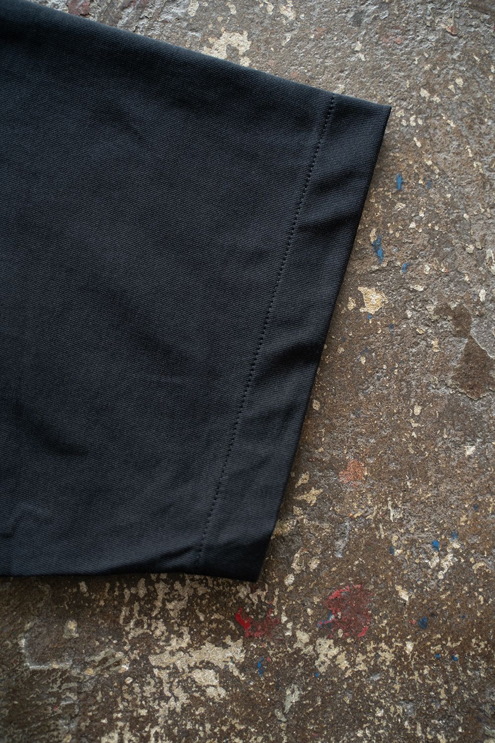 【ラスト1点】【25SS】強撚コットン度詰Tシャツ(BLACK NAVY)