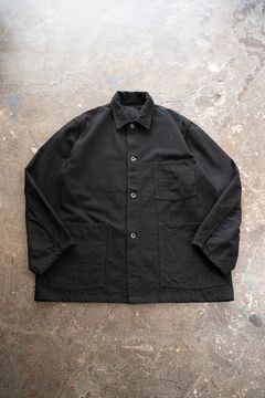 【25AW】Wool Cotton Moleskin Jacket(BLACK)