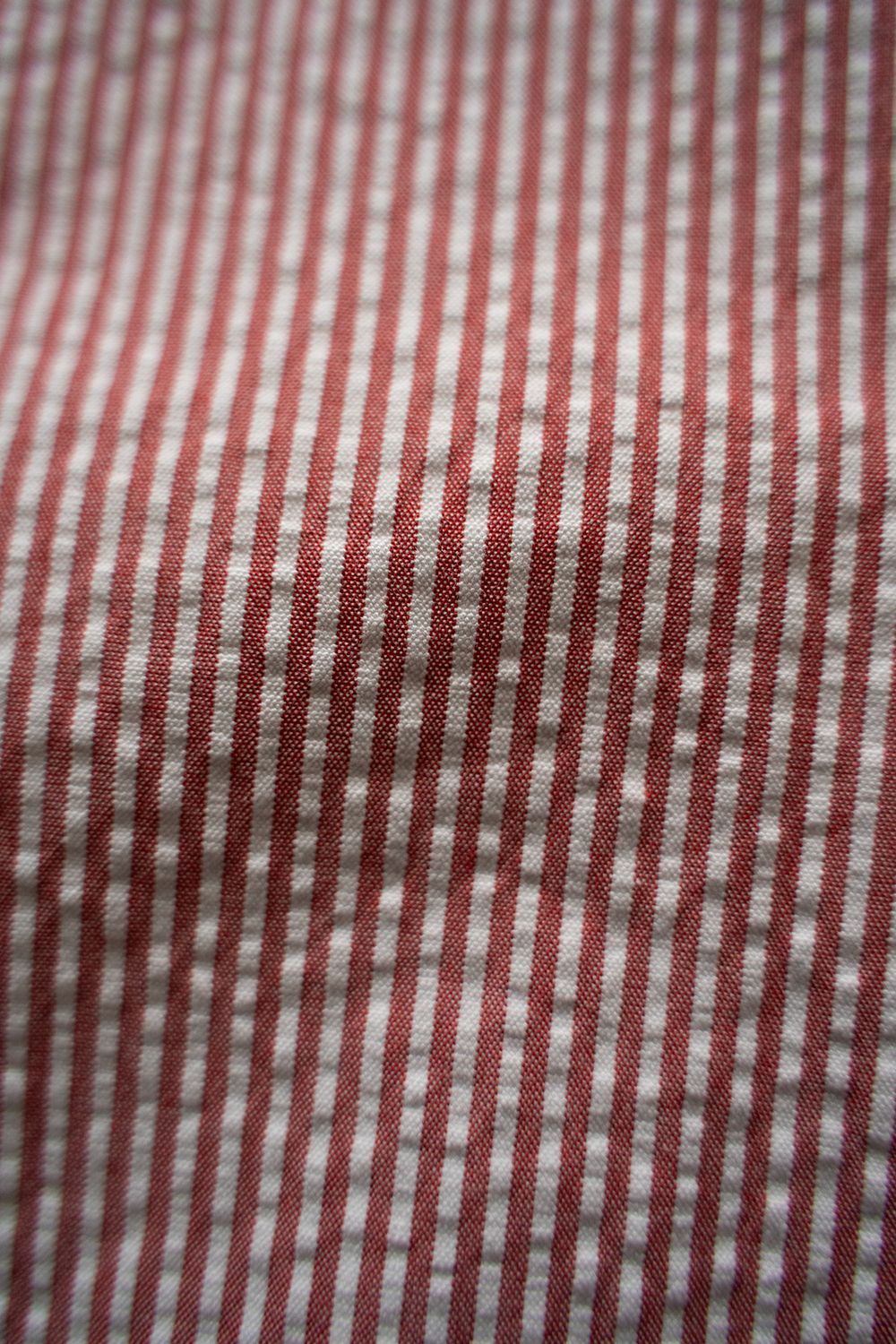 【25SS】"nite game"pajama(seersucker RED STRIPE)【ユニセックス】【セットアップ】