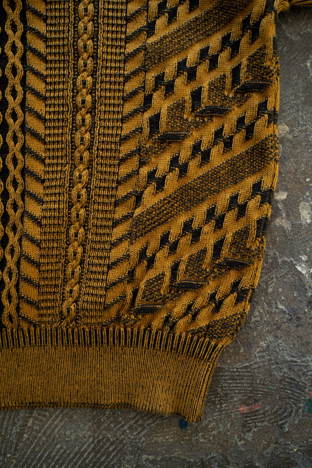 【ラスト1点】【25AW】Fubuki Knit(MUSTARD)