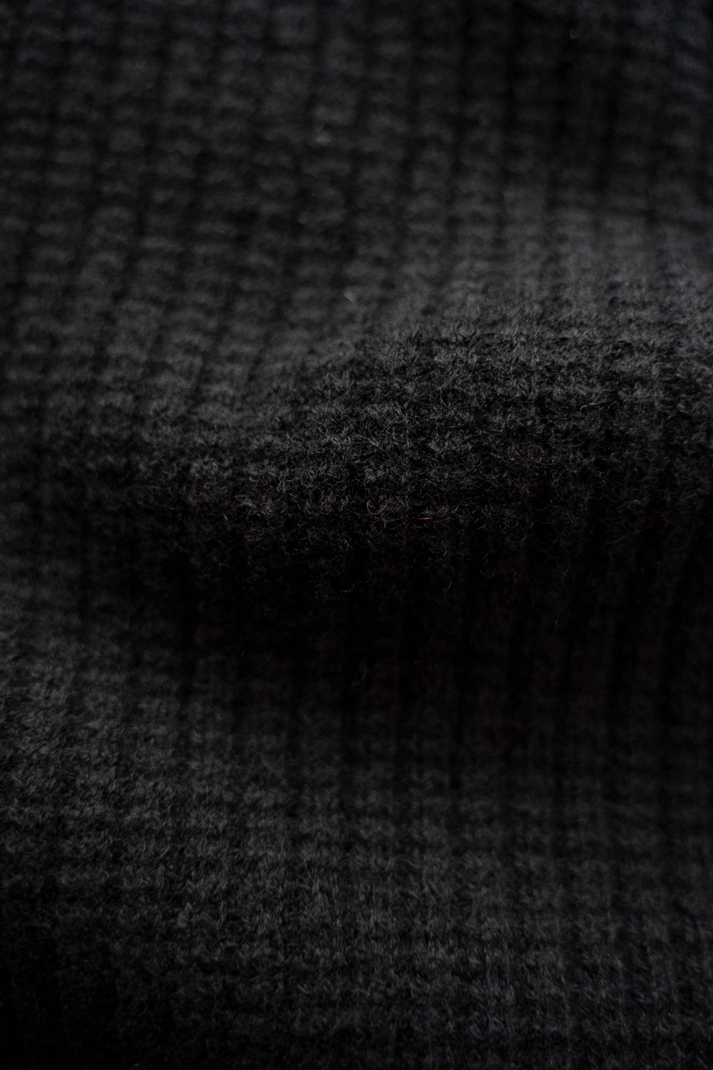 【ラスト1点】【25AW】ウール×シルクハイネックニット(BLACK)