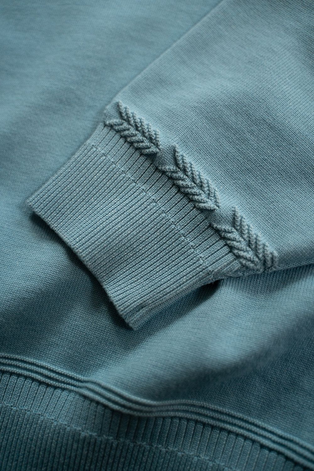 YASHIKI - 【ラスト1点】【24SS】Shunrin Skipper Knit(SKY BLUE