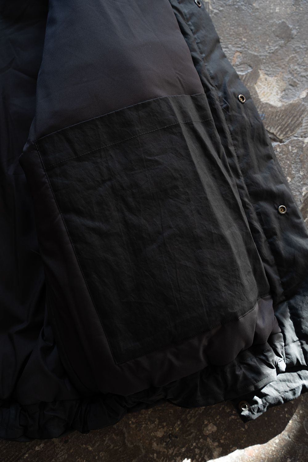 【26AW】シンサレートスタンドカラーブルゾン(INK BLACK)