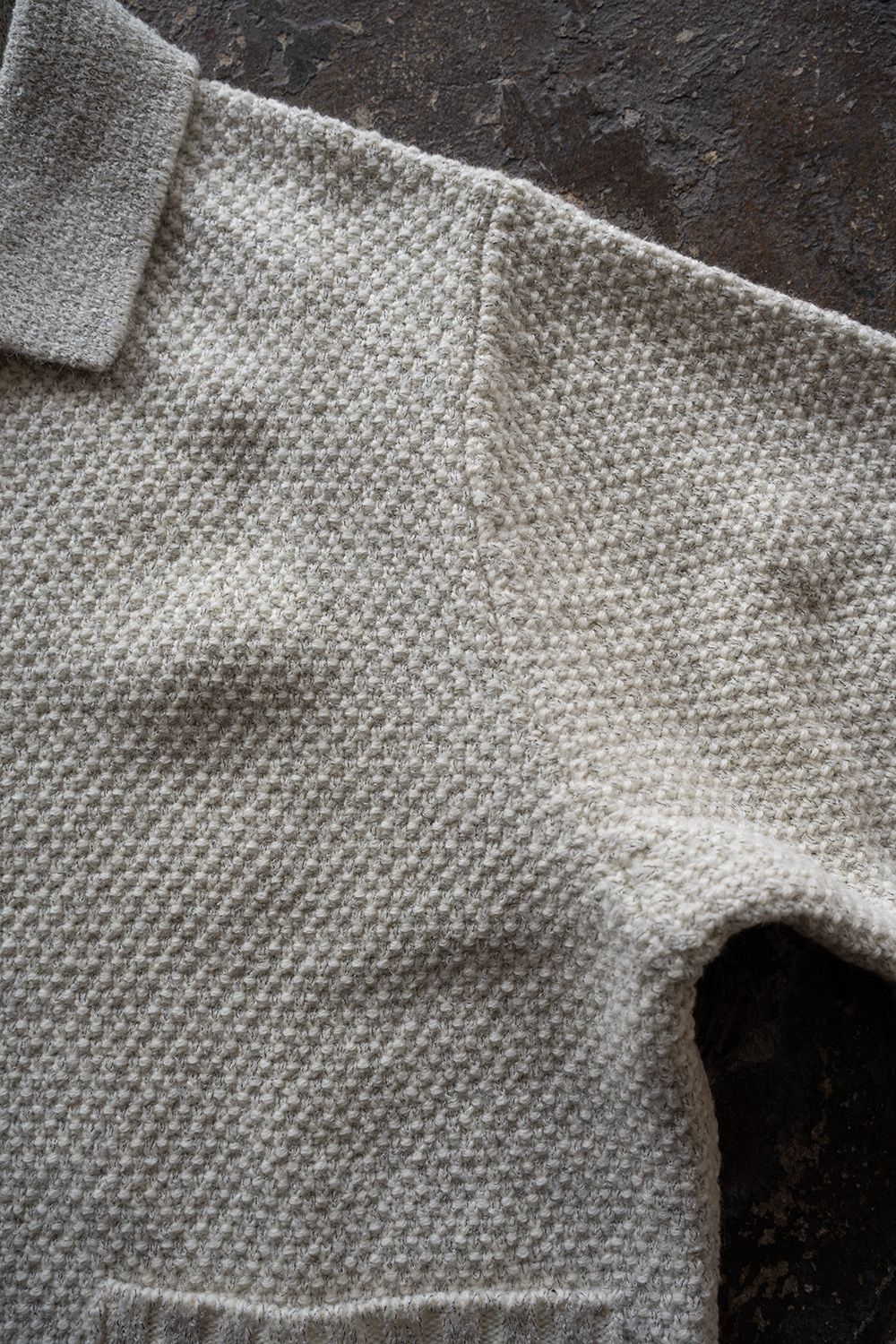 【26AW】5Gニットブルゾン(OATMEAL)