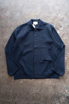 【ラスト1点】【23SS】ミラノリブニットジャケットカーディガン(NAVY)