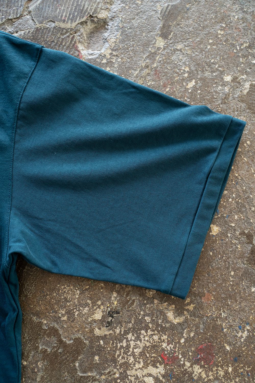 【ラスト1点】【25SS】強撚コットンポロカットソー(TEAL BLUE)