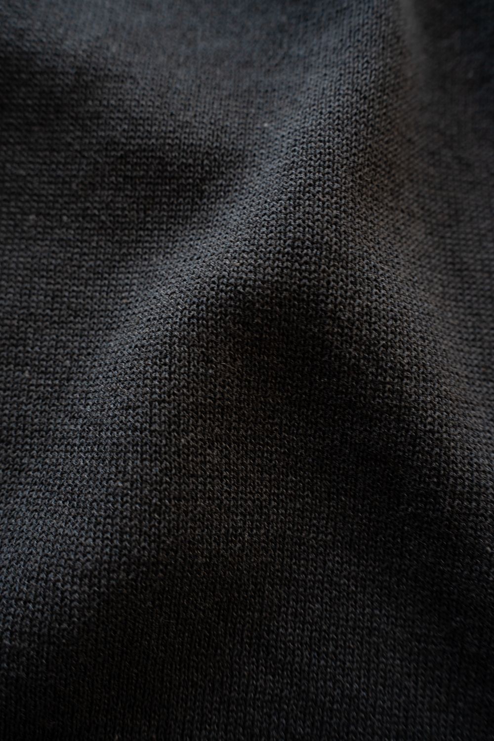 【26SS】綿×ポリエステル×リネン12GニットTee(INK BLACK)