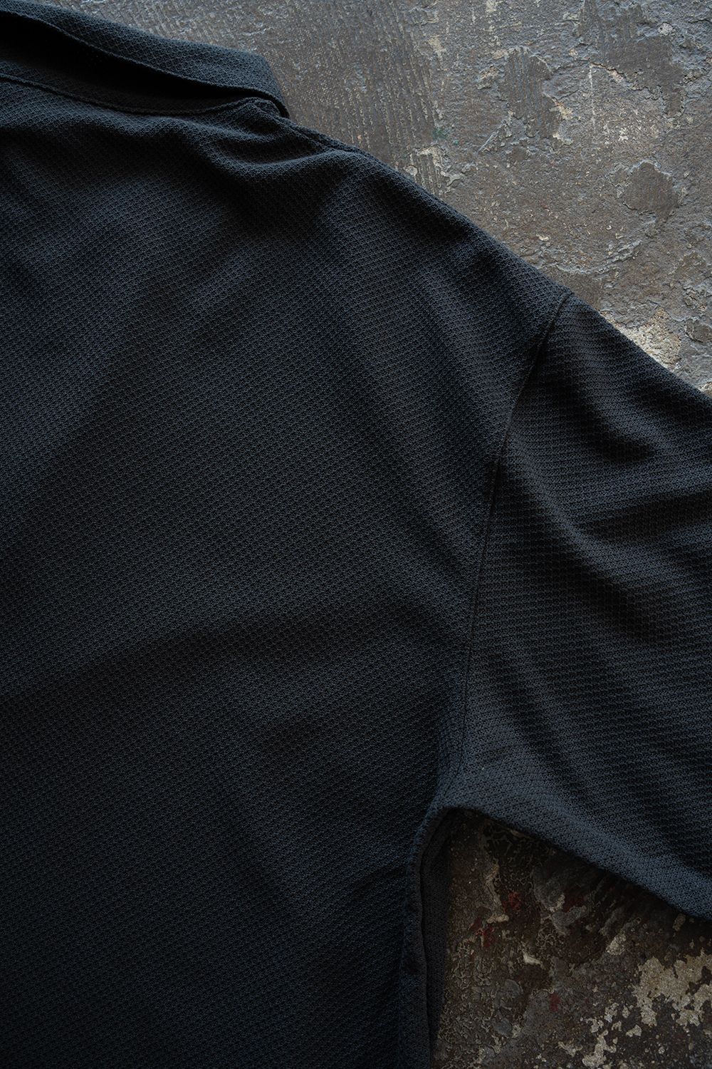 【26SS】コットン×ポリエステルスキッパーカットソー(CHARCOAL)