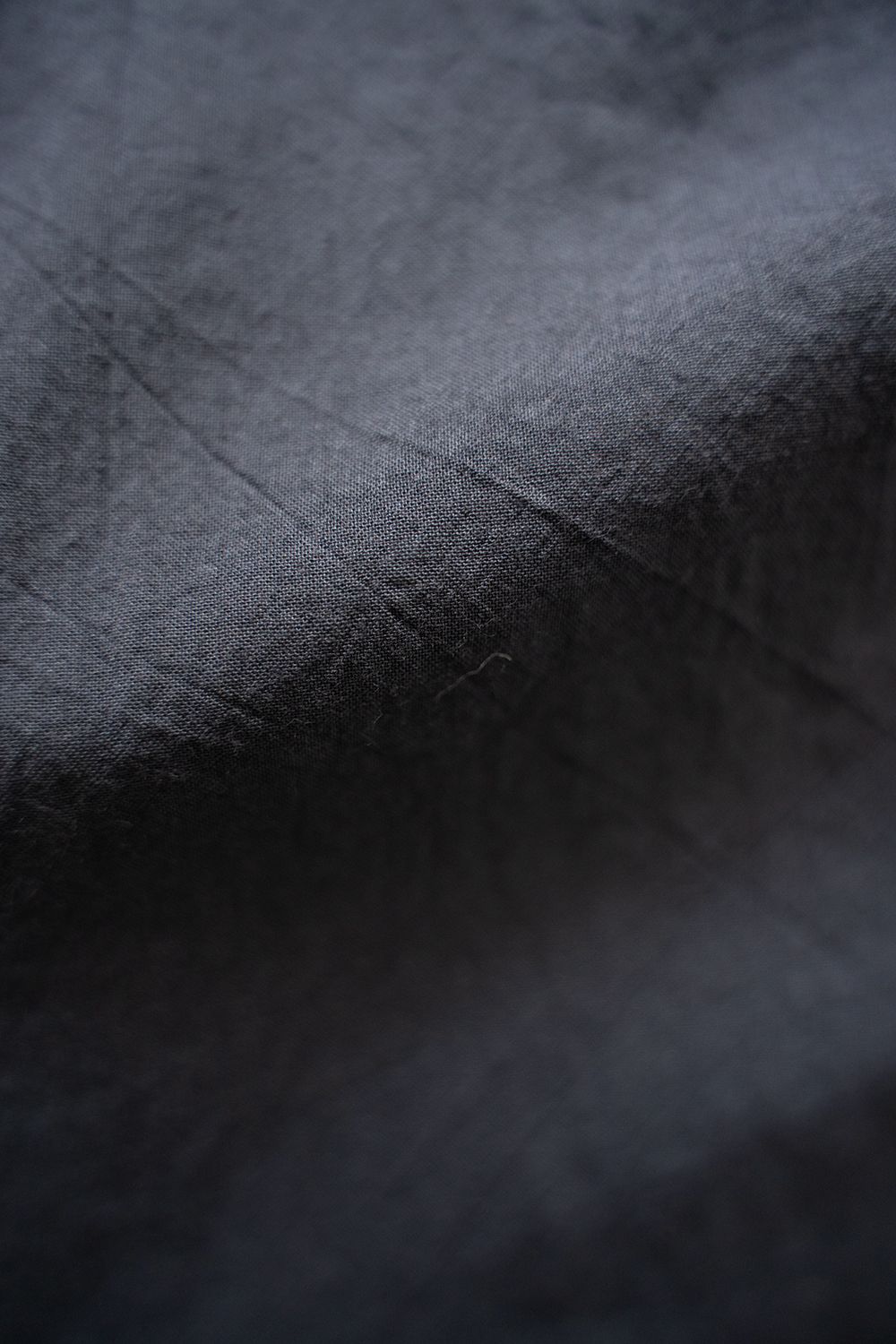 【ラスト1点】【25SS】コットンシルクオープンカラーシャツ(NAVY)