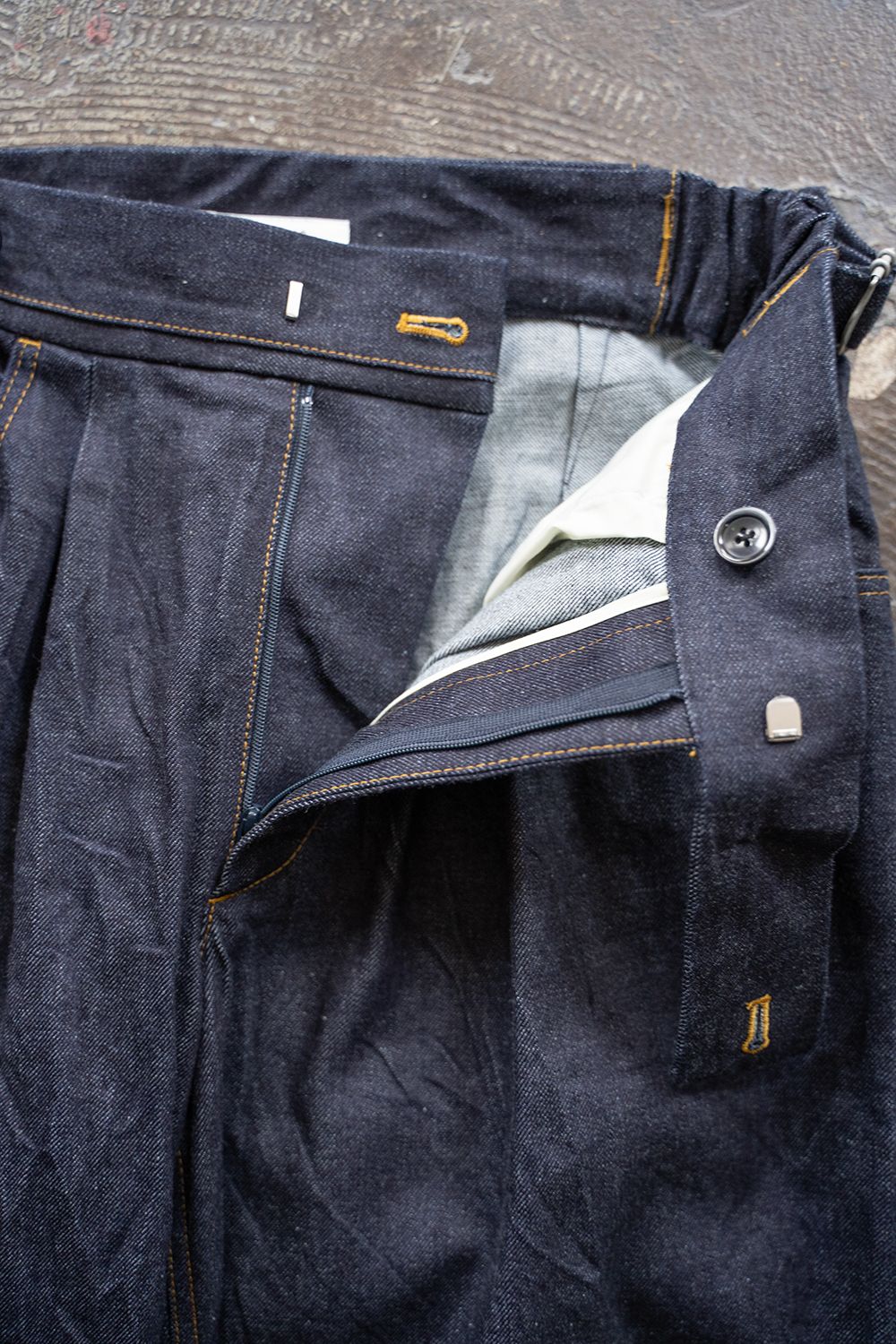 【ラスト1点】【24SS】2-Tack Denim Pants/2タックデニムパンツ(INDIGO BLUE)