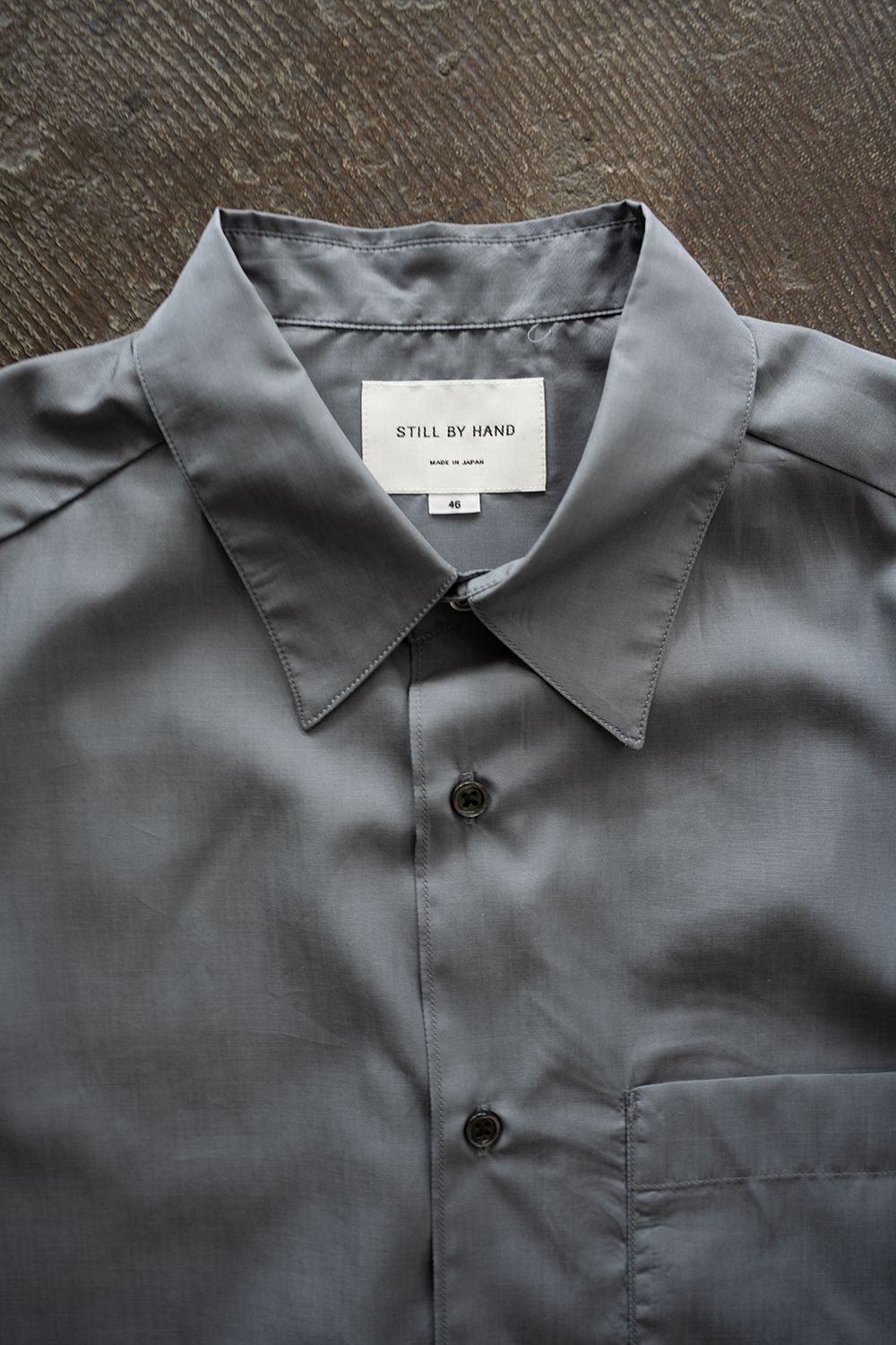 【26SS】200双半袖シャツ(SLATE GREY)