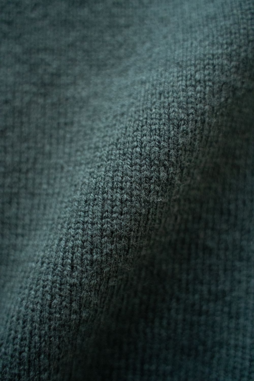 【ラスト1点】【23AW】7Gスキッパーポロニット(GREEN)