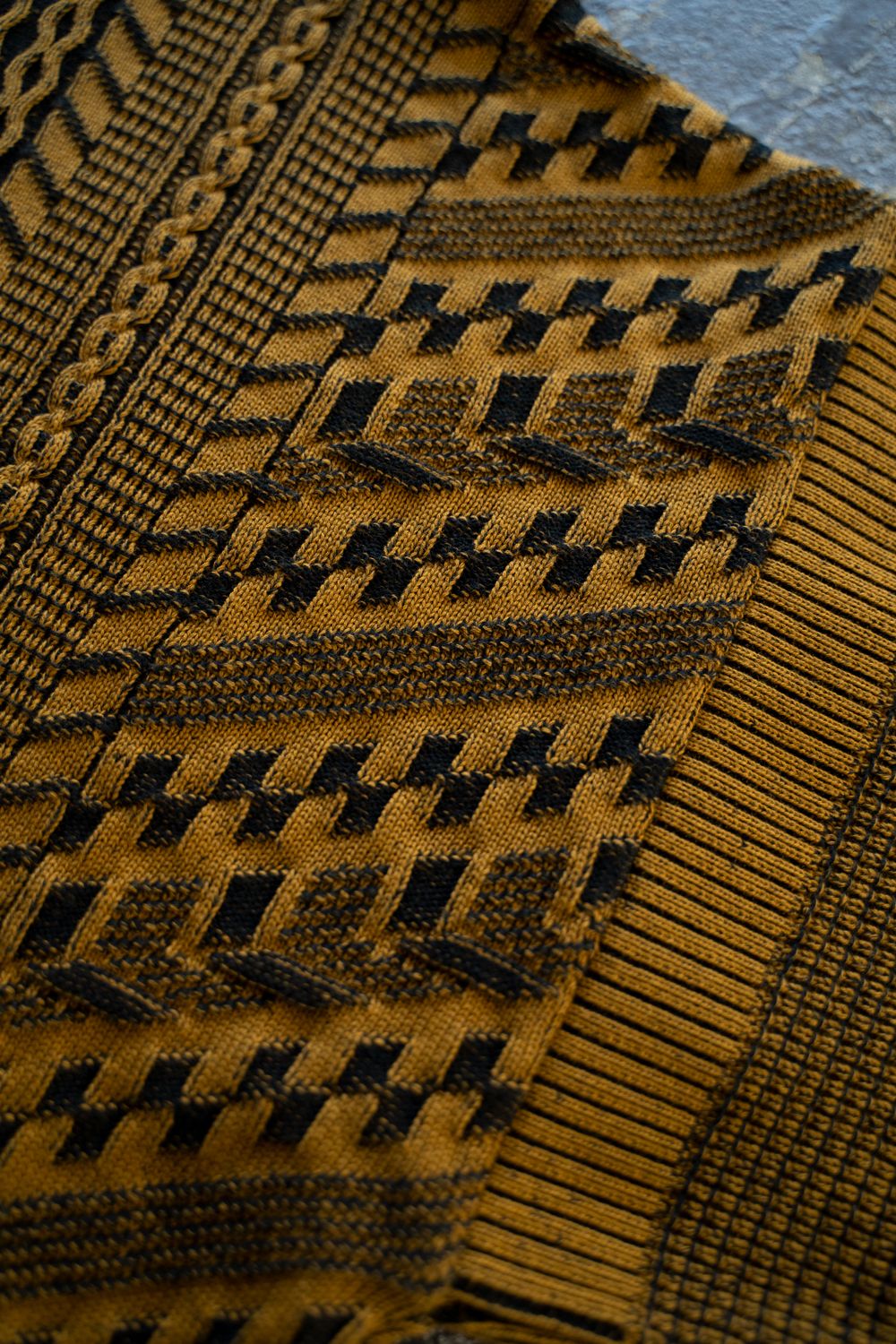 【ラスト1点】【25AW】Fubuki Knit(MUSTARD)