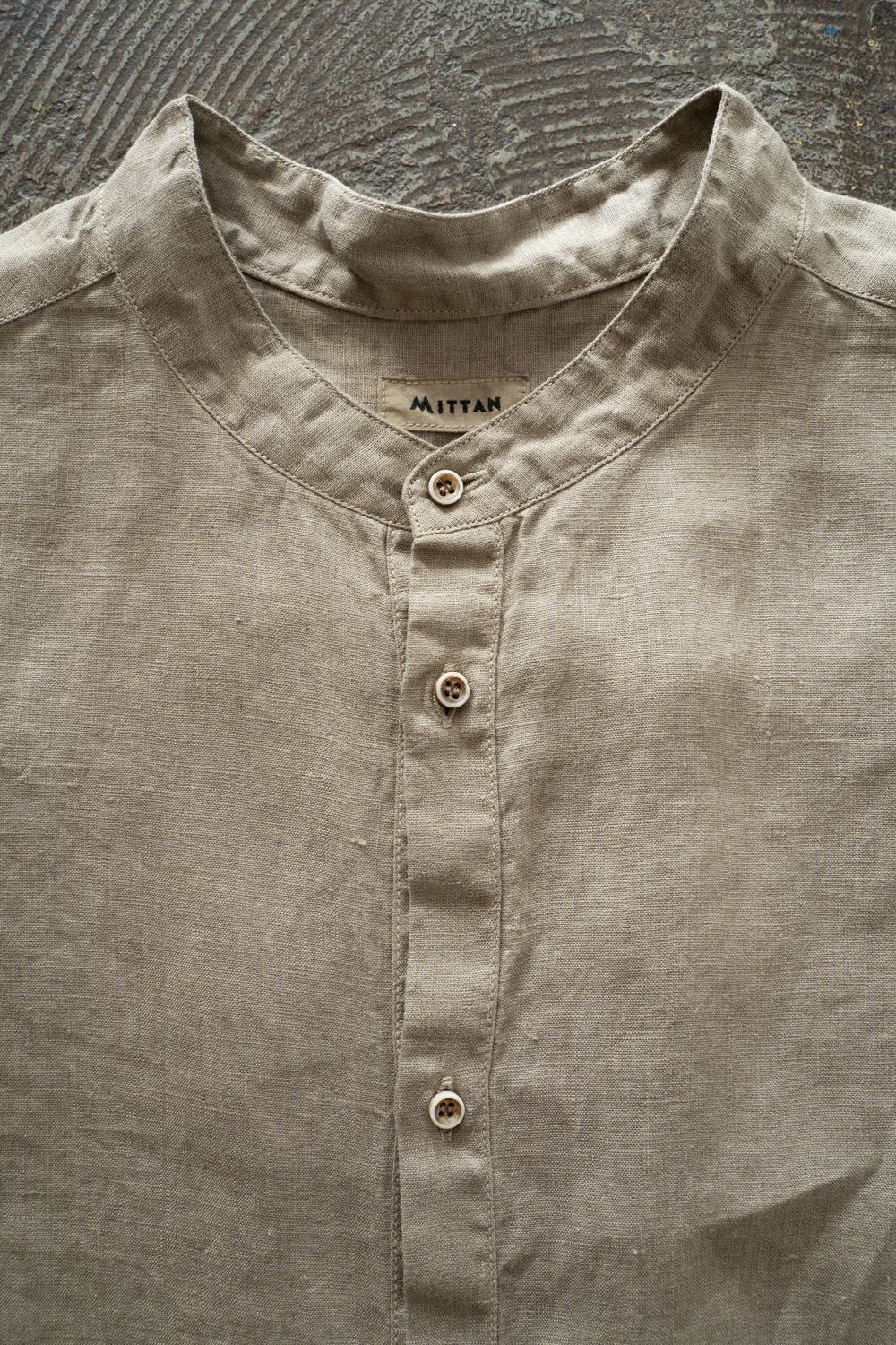 大麻シャツ 3(珈琲)