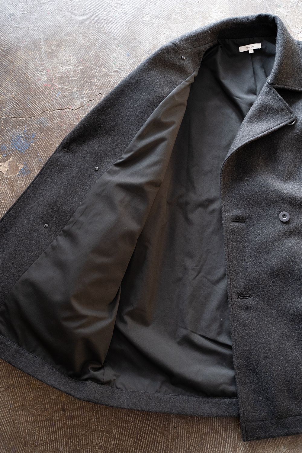 kontor - 【ラスト1点】【24AW】Wool Semi P Coat(OLIVE) | Salty