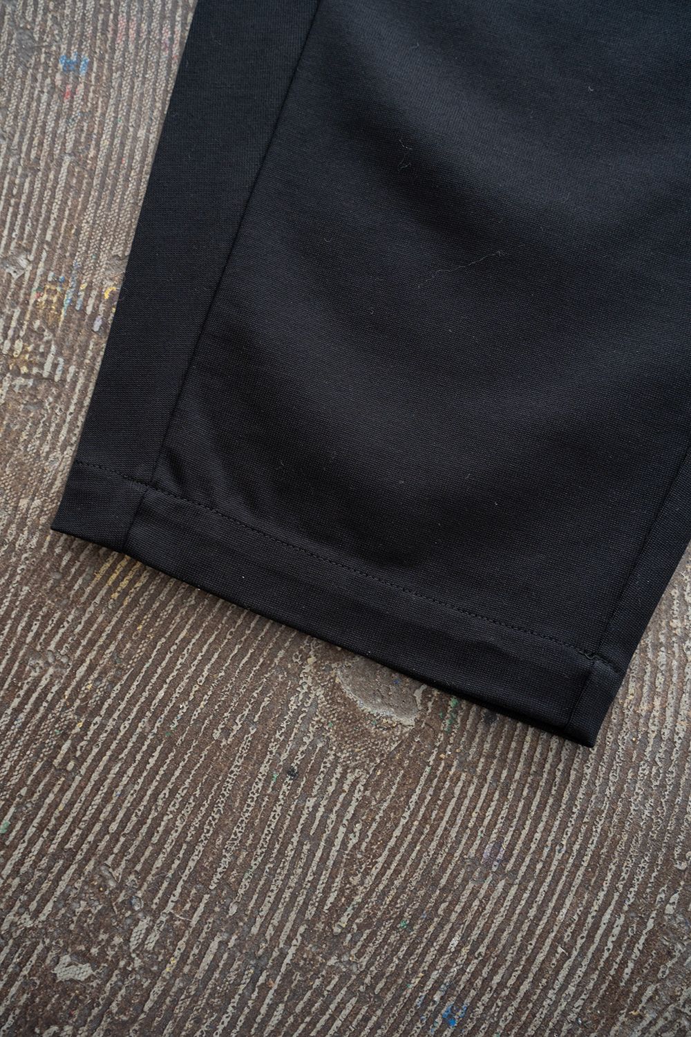 【26SS】コットンジャージータックイージーパンツ(BLACK NAVY)
