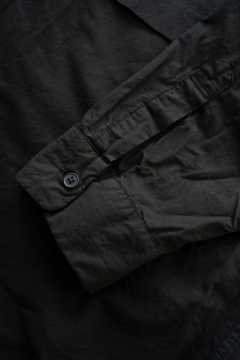 【ラスト1点】【25AW】ガーメントダイオーバーシャツ(INK BLACK)