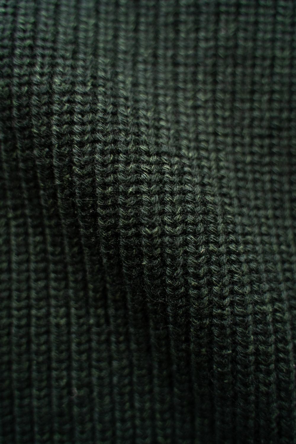【ラスト1点】【24AW】ウール×シルクハイネックニット(GREEN)