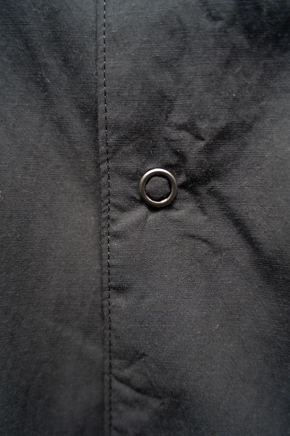 【ラスト1点】【24SS】キュプラ×綿シャツブルゾン(BLACK)