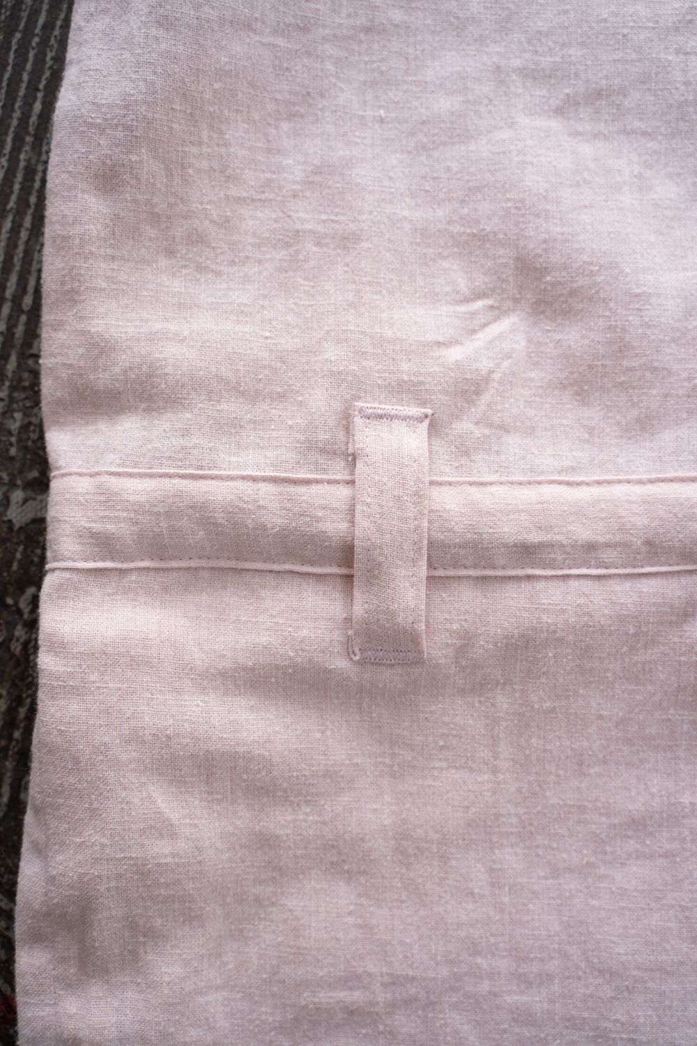 【26SS】"joint(short)"pajama【オールインワン】(washed cotton hemp PINK)